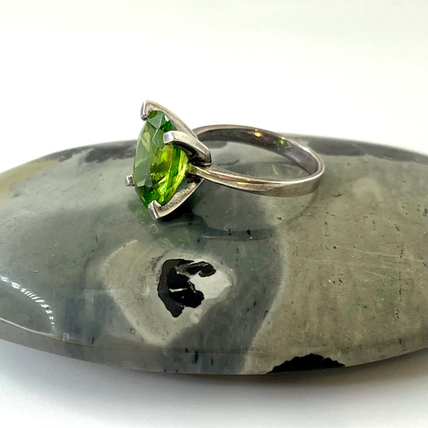 Oval Peridot Cocktail Ring