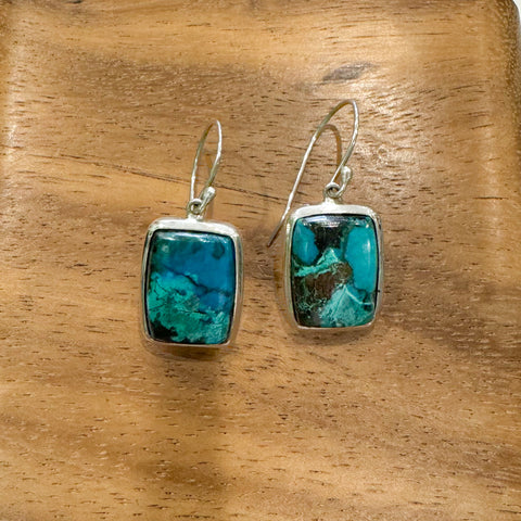 Chrysocolla Drop Earrings