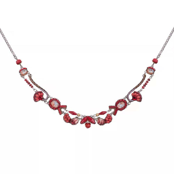 Ayala Bar Necklace C3389 - Red Roses 2023