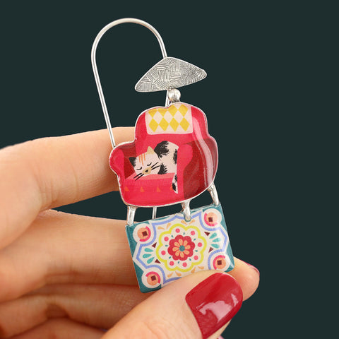 Taratata 'Chat Endormi' Brooch
