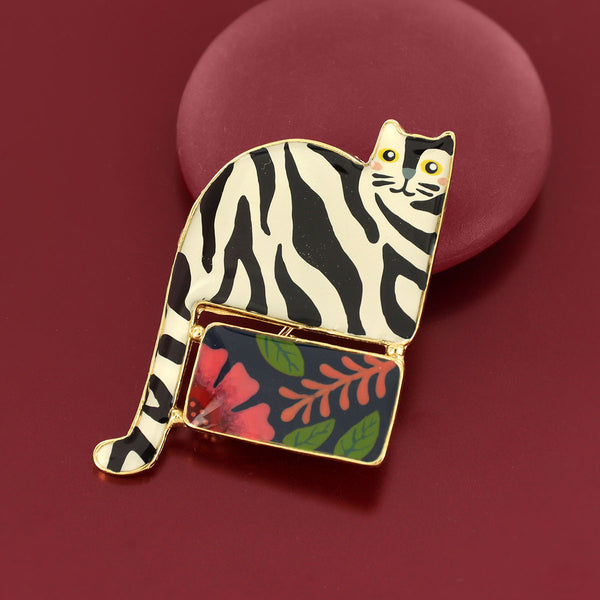Taratata Alfred the Cat Brooch