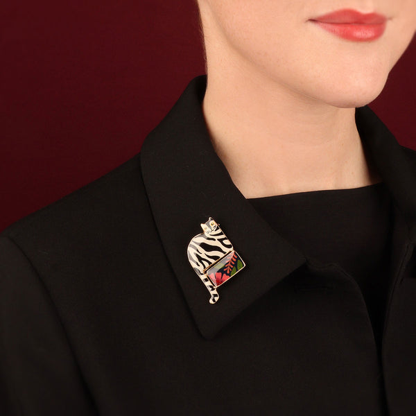 Taratata Alfred the Cat Brooch