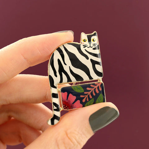 Taratata Alfred the Cat Brooch