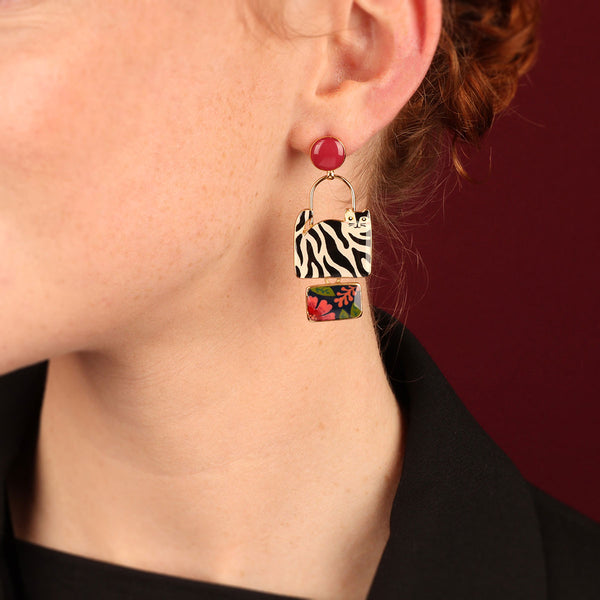 Taratata Alfred the Cat Earrings