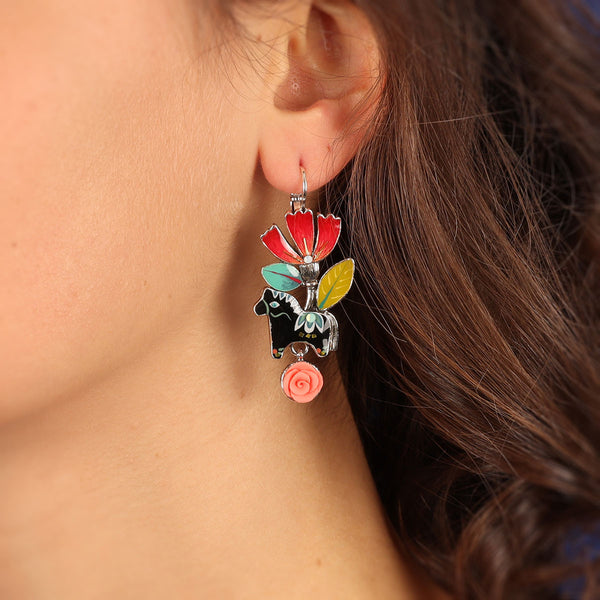 Taratata Folk Horse Earrings