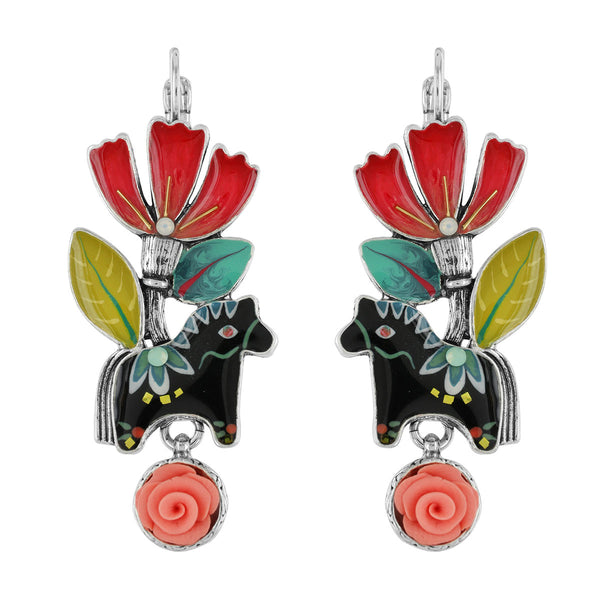 Taratata Folk Horse Earrings