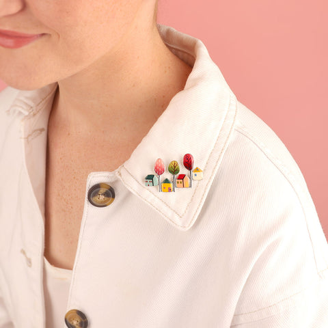 Taratata 'Mon Petit Village' Brooch