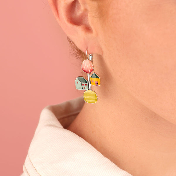 Taratata 'Mon Petit Village' Earrings