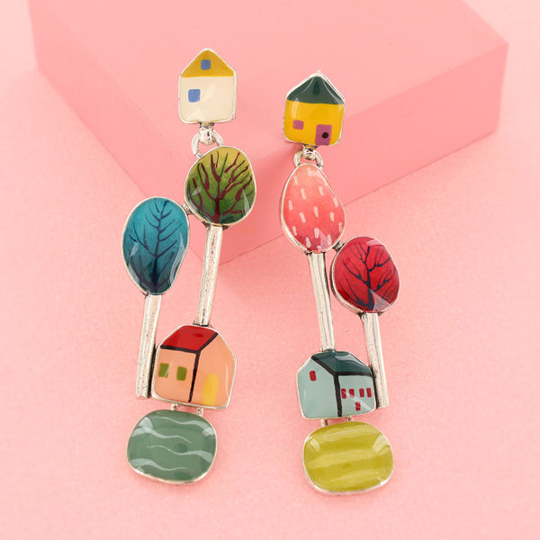 Taratata 'Mon Petit Village' Earrings