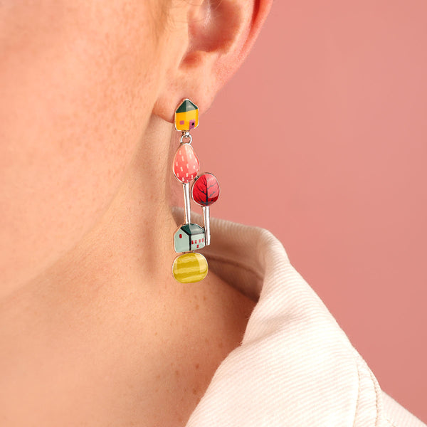 Taratata 'Mon Petit Village' Earrings