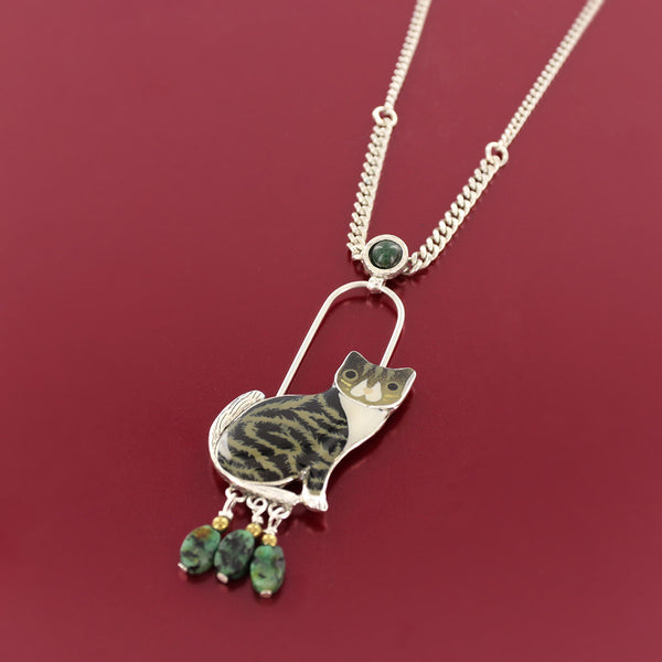 Taratata 'Tabby' Cat Necklace