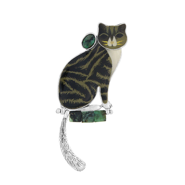 Taratata 'Tabby' Cat Brooch