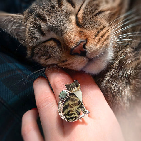 Taratata 'Tabby' Cat Ring