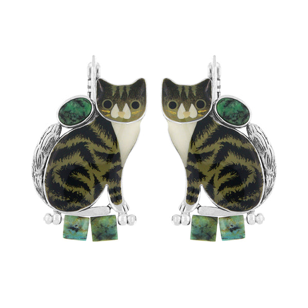 Taratata 'Tabby' Cat Earrings