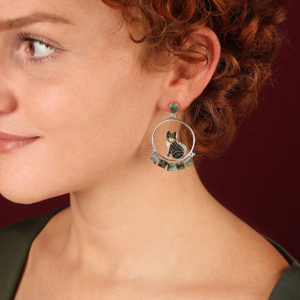 Taratata 'Tabby' Cat Earrings