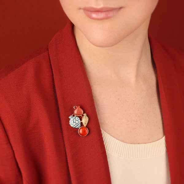 Taratata 'Antique' Grecian Brooch