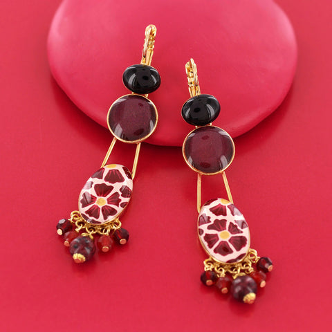 Taratata 'Magnolia' Floral Earrings
