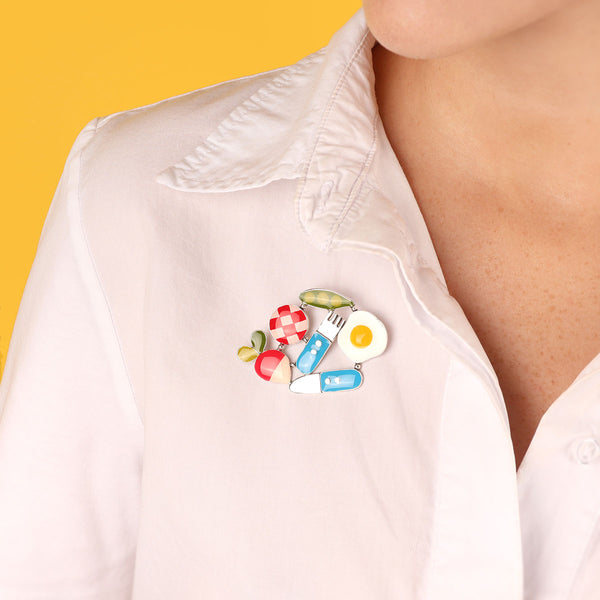 Taratata 'Dinette' Brooch