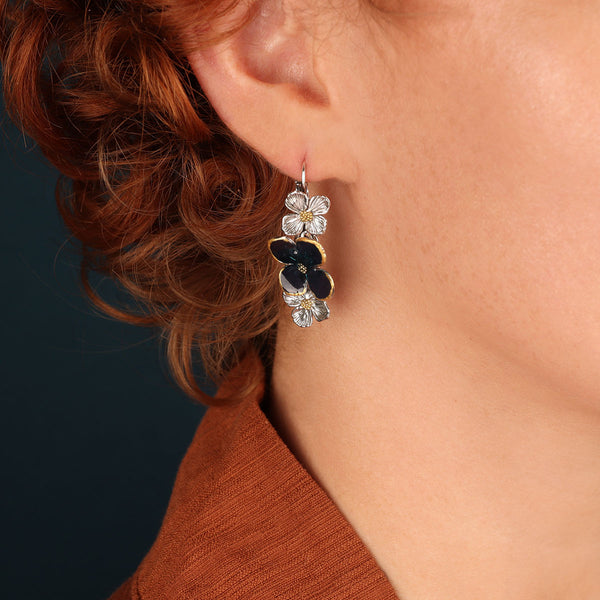 Taratata Hortensia Flower Earrings