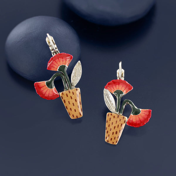Taratata 'Chicoree' Plant Pot Earrings