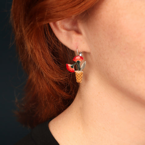 Taratata 'Chicoree' Plant Pot Earrings