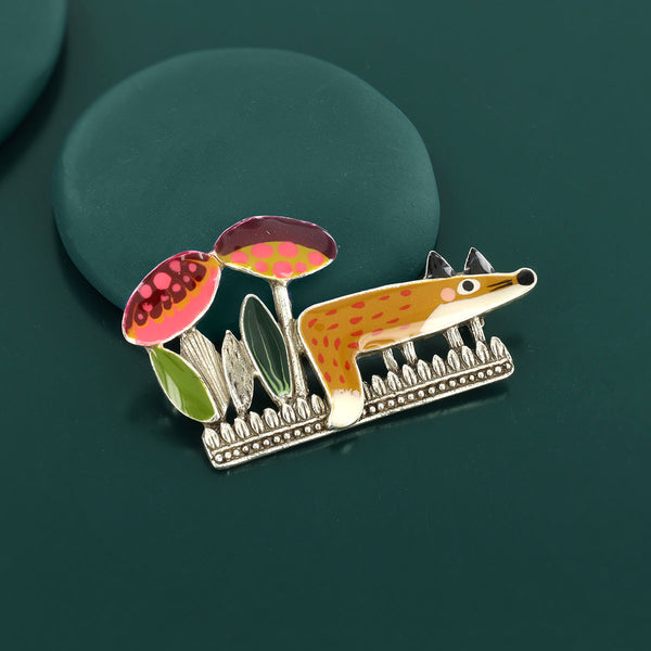 Taratata 'Fox' Brooch