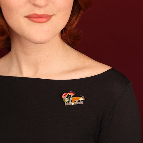 Taratata 'Fox' Brooch
