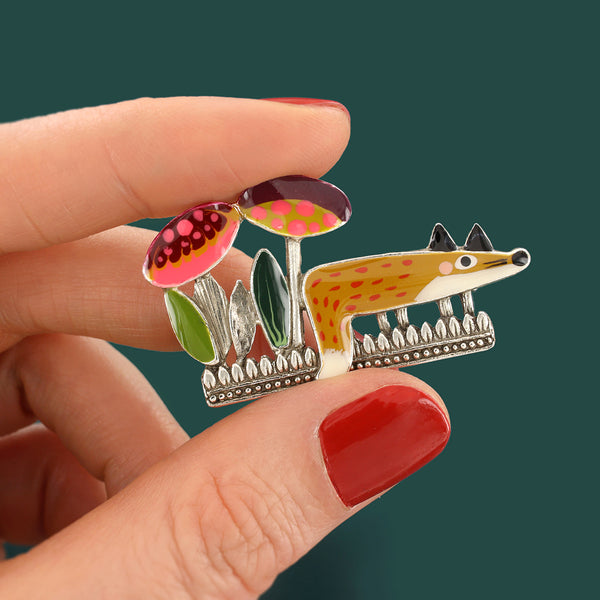 Taratata 'Fox' Brooch