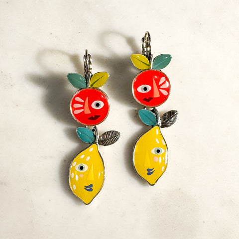 Citrus Earrings - Taratata Bijoux
