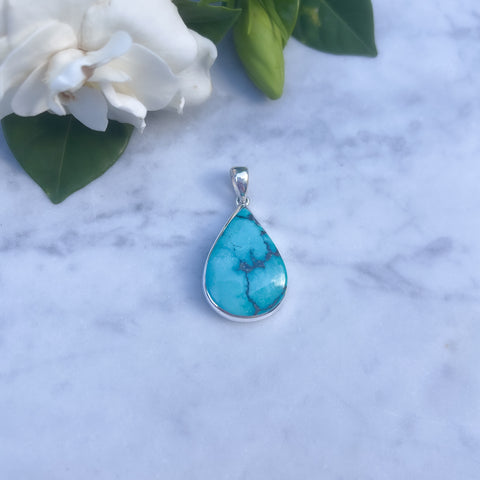 Turquoise Silver Pendant