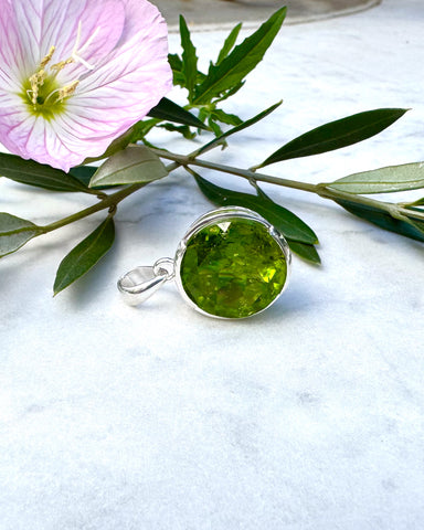 Large Peridot Pendant
