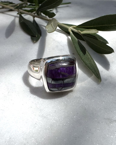 Natural Sugilite Ring