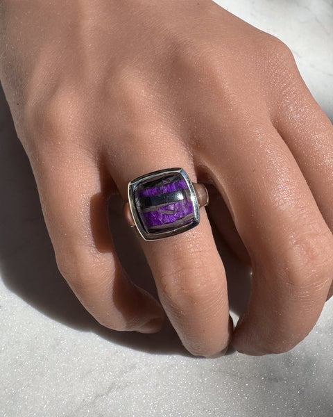 Natural Sugilite Ring