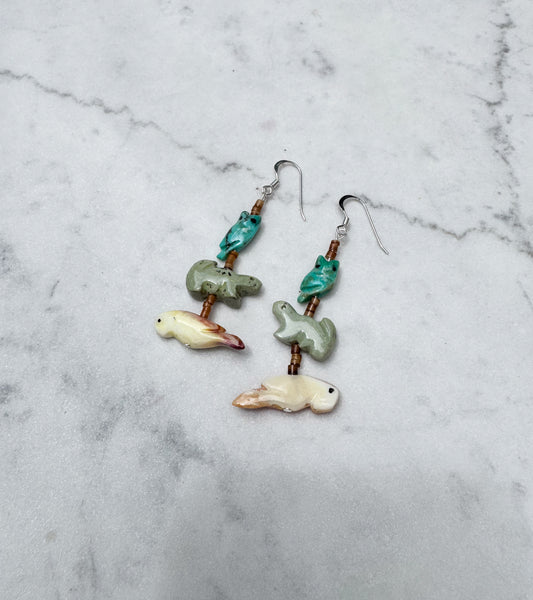 Navajo Fetish Earrings