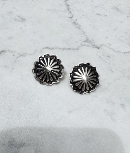 Navajo Sand Cast Earrings