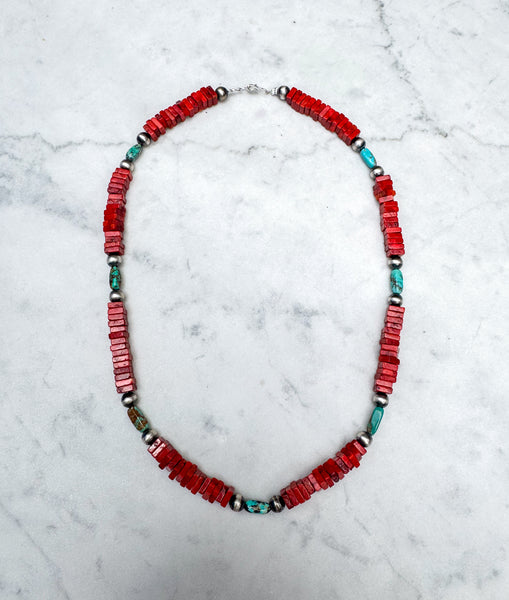 Red Spiny Oyster Shell Necklace