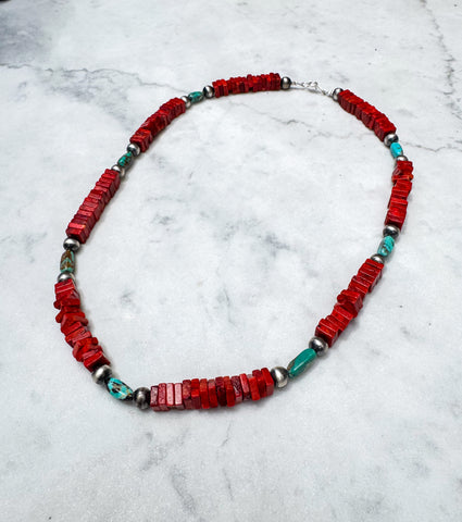 Red Spiny Oyster Shell Necklace