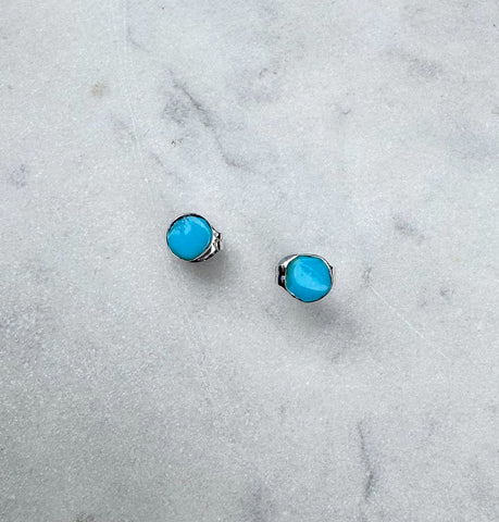 Kingman Turquoise Studs