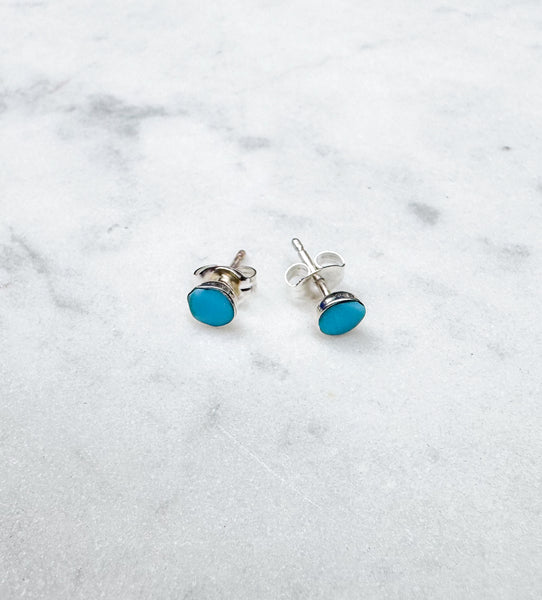 Kingman Turquoise Studs