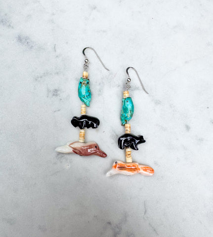 Navajo Fetish Earrings