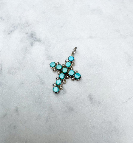 Small Zuni Turquoise Cross