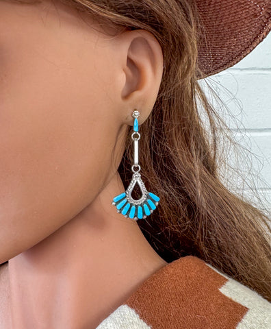 Zuni Needle Point Earrings