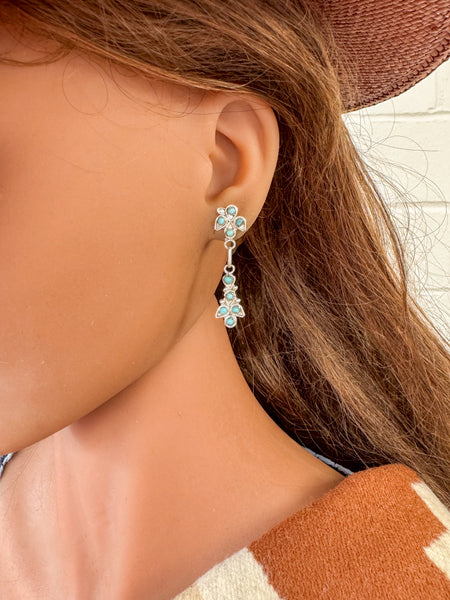 Zuni Turquoise Bird Earrings