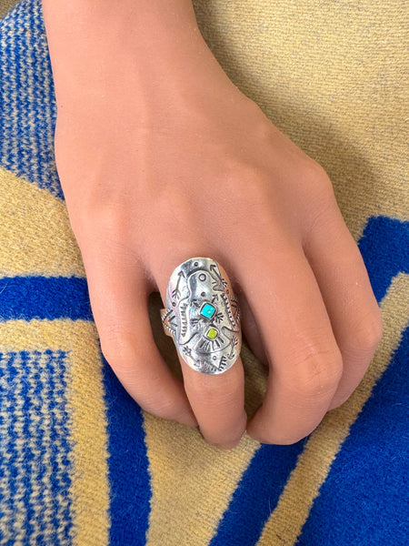 Peyote Bird Songbird Ring