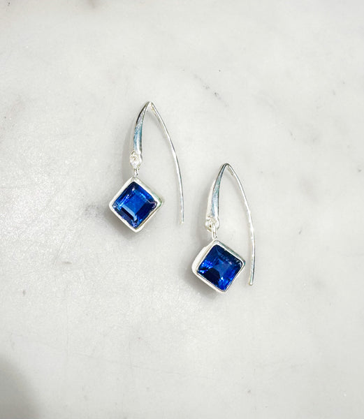 Kyanite Silver Earrings