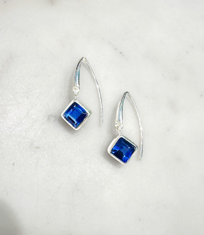 Kyanite Silver Earrings