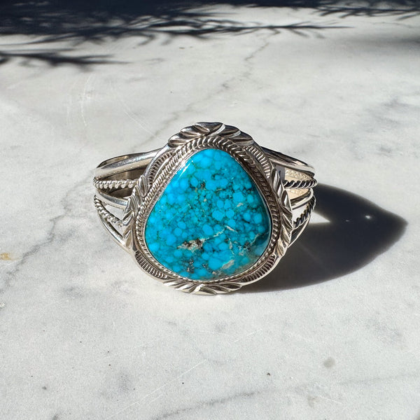 Blue Bird Turquoise Cuff