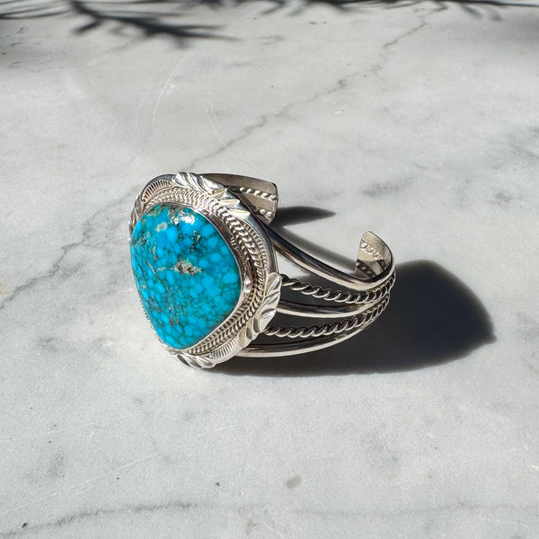 Blue Bird Turquoise Cuff