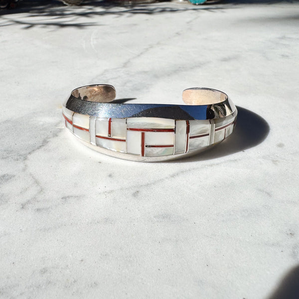 Mother of Pearl Inlay Cuff