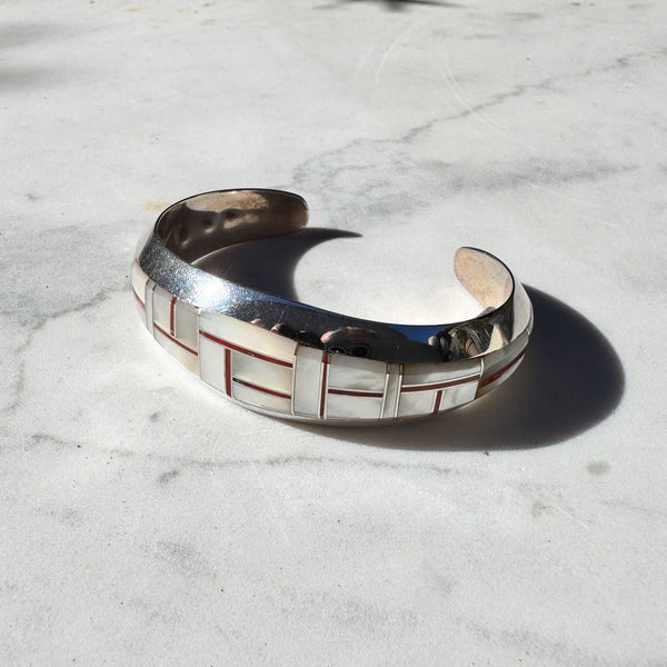 Mother of Pearl Inlay Cuff